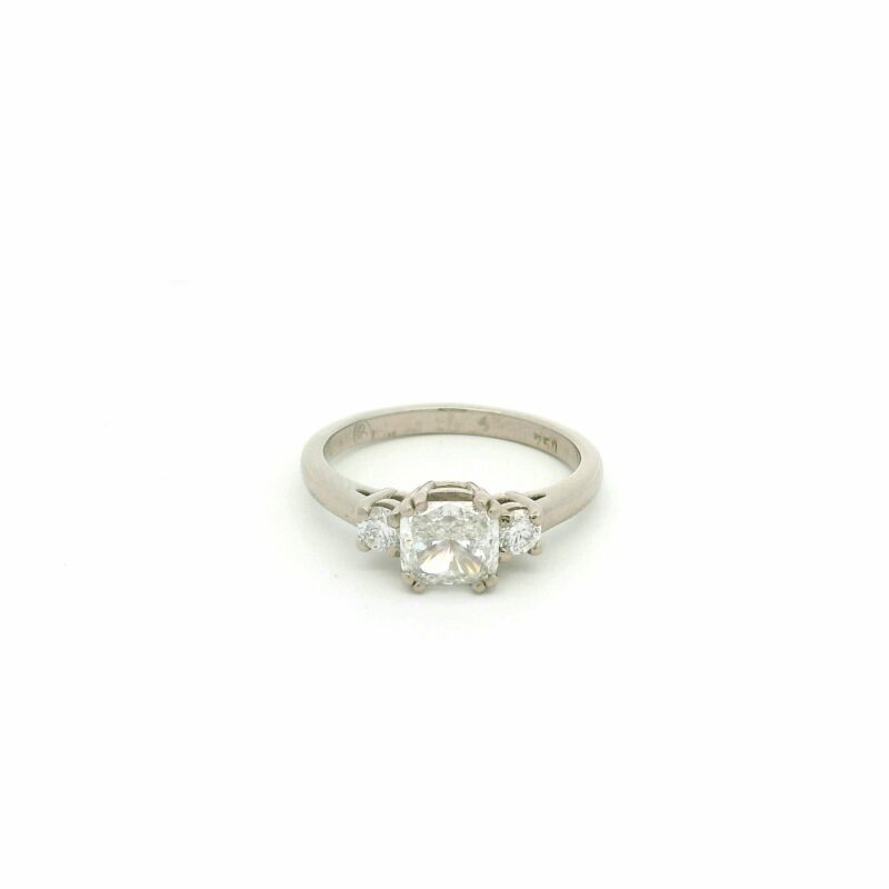 Leon Baker 18KWG 1CT Lab Cushion Diamond Ring_0