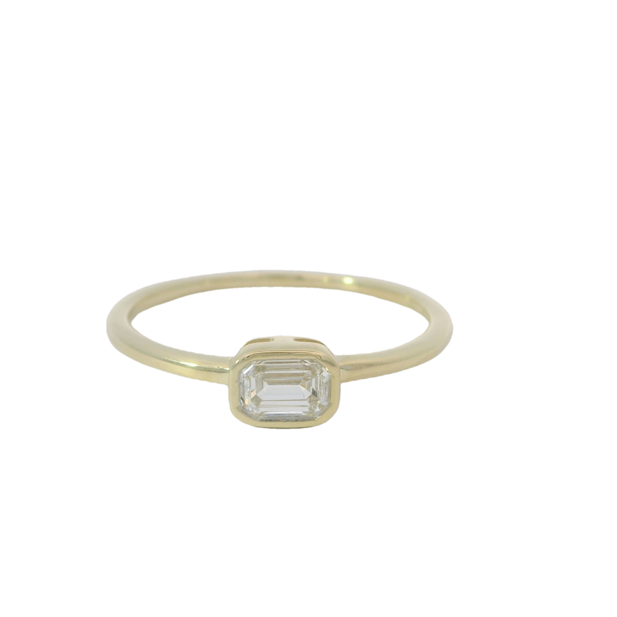 Leon Baker Emerald Cut Solitaire Engagement Ring_0