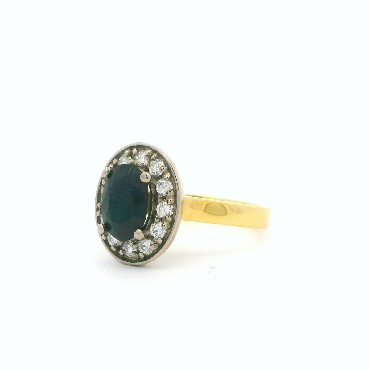 Leon Baker 18K Yellow Gold and Australian Sapphire Ring_2