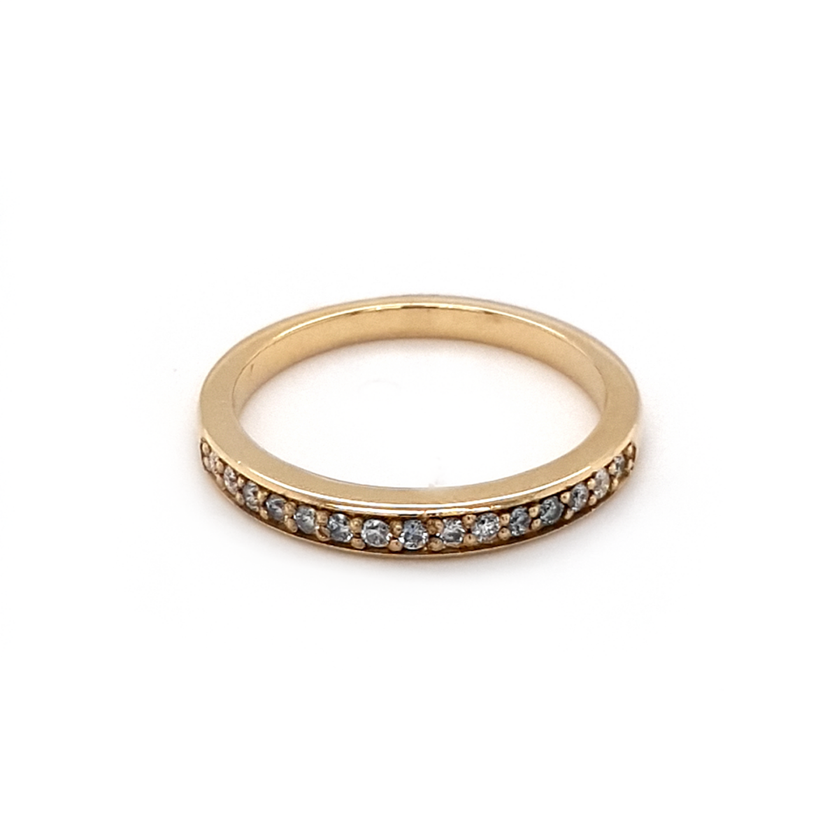 Leon Baker 18K Yellow Gold and Diamond Anniversary Ring_0