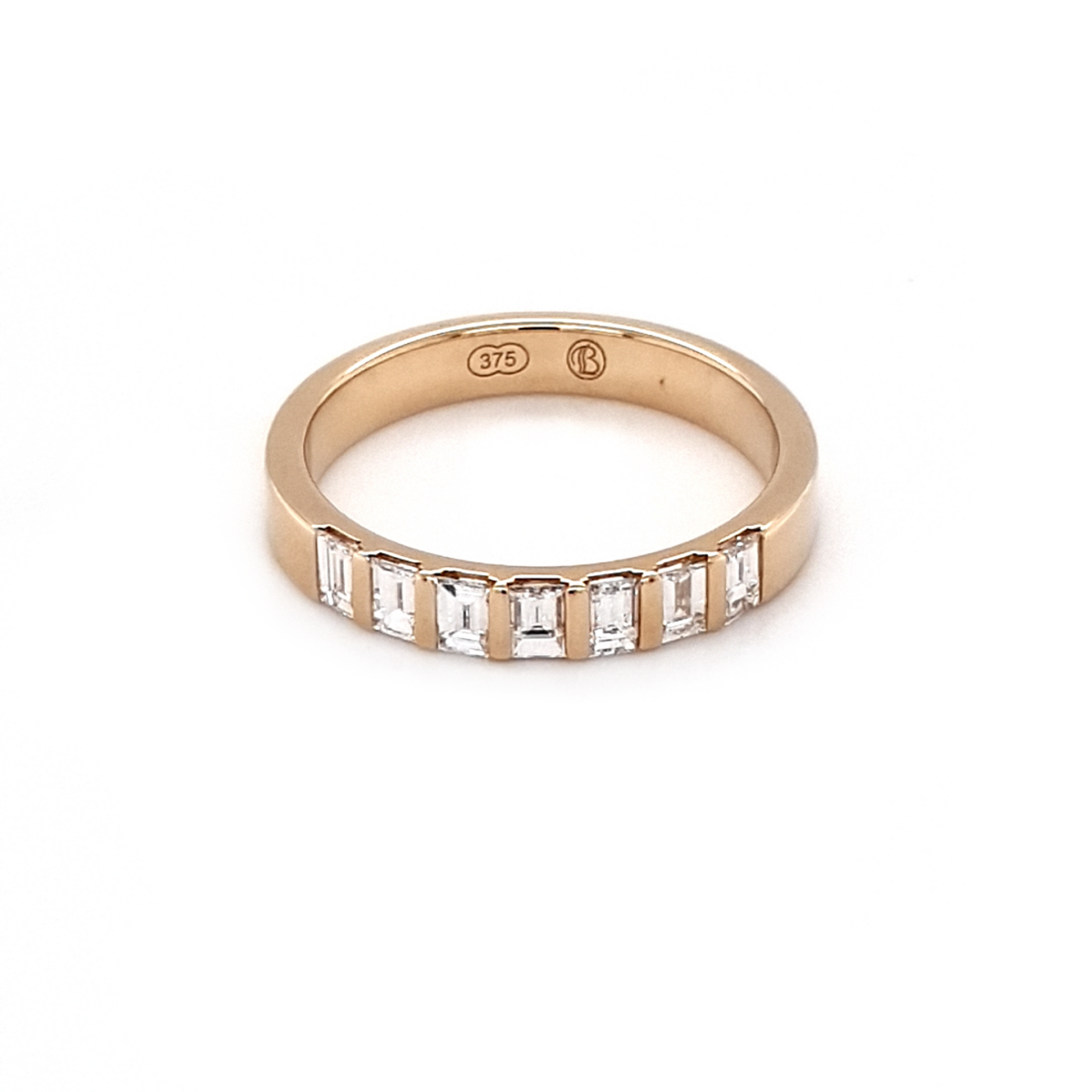 Leon Baker 9K Yellow Gold and Diamond Wedding Ring_0