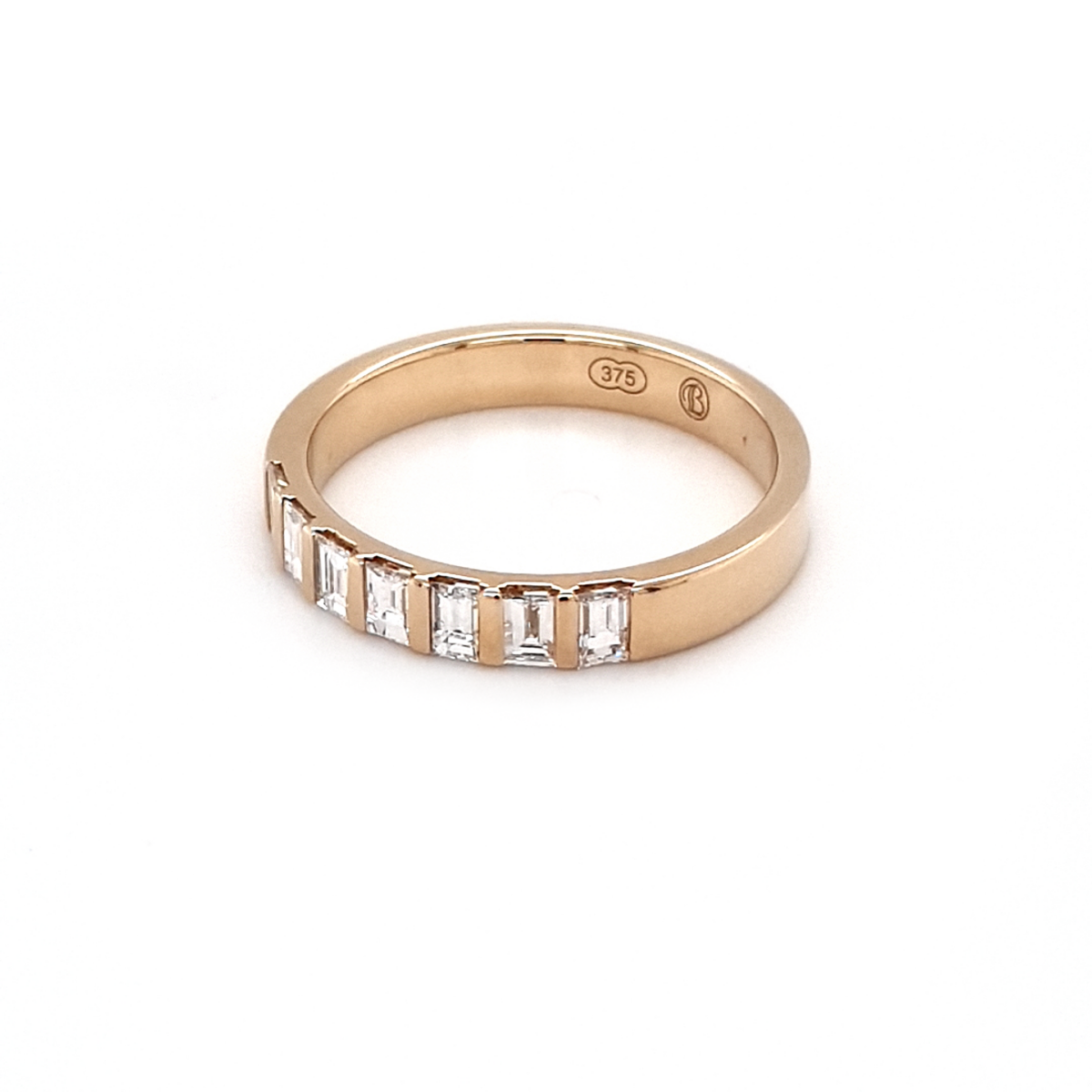 Leon Baker 9K Yellow Gold and Diamond Wedding Ring_1