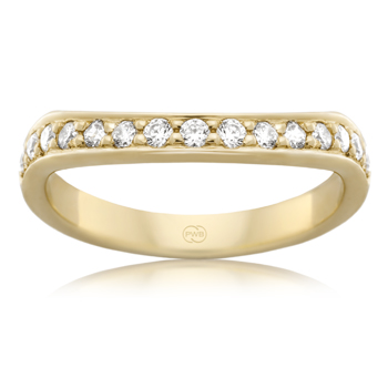 Leon Baker 18k Yellow Gold Diamond Fitted Wedder_0