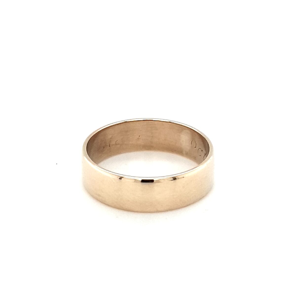 Leon Bakers 9k Yellow Gold Handmade Wedding Band_0