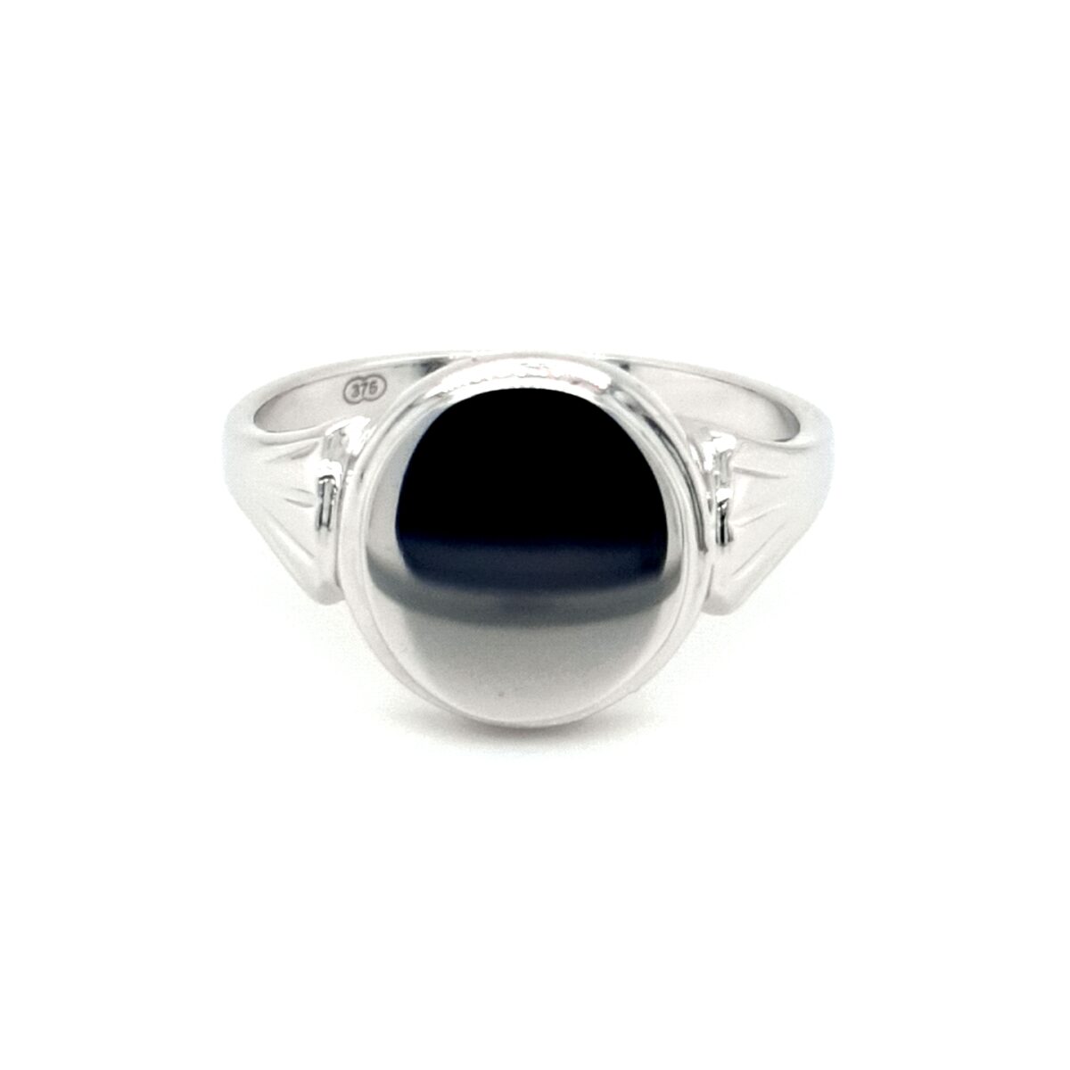 Leon Baker 9K White Gold Signet Ring_0