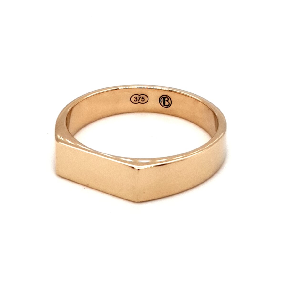 Leon Baker 9K Yellow Gold Signet Ring_1