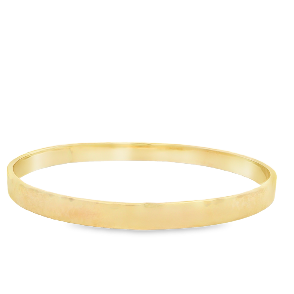 Leon Baker 9K Yellow Gold Beaten Bangle_0