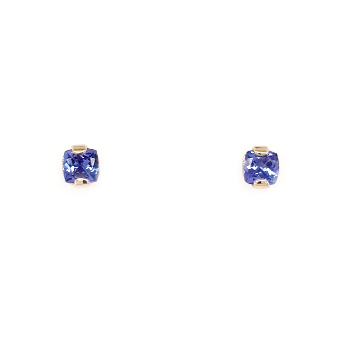 Leon Baker 9K Yellow Gold and Tanzanite Studs_0