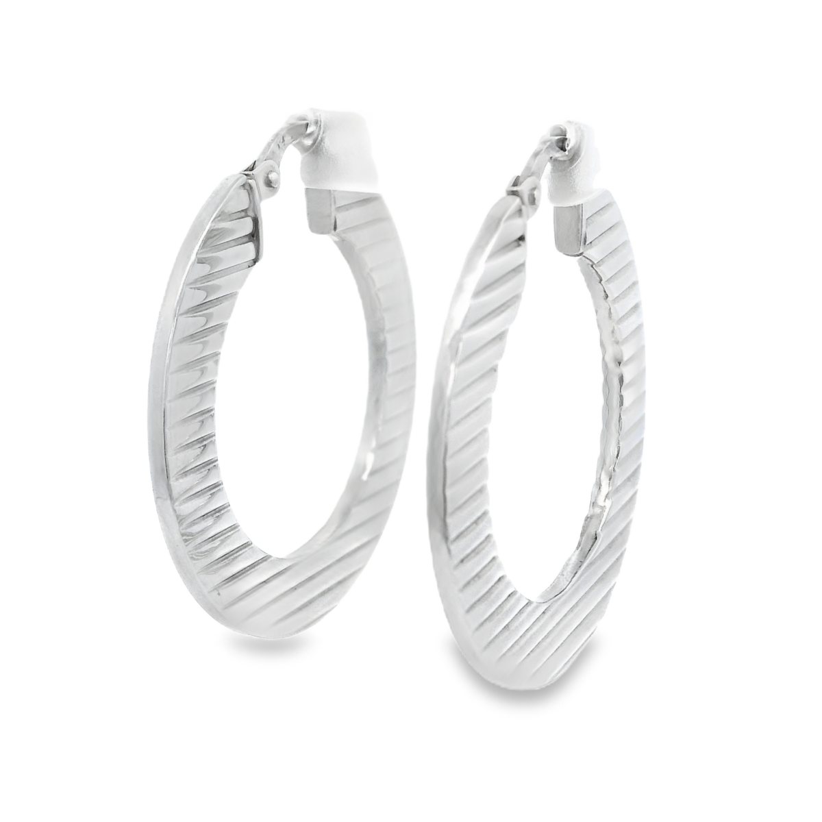 Earring Striated Hoops_1