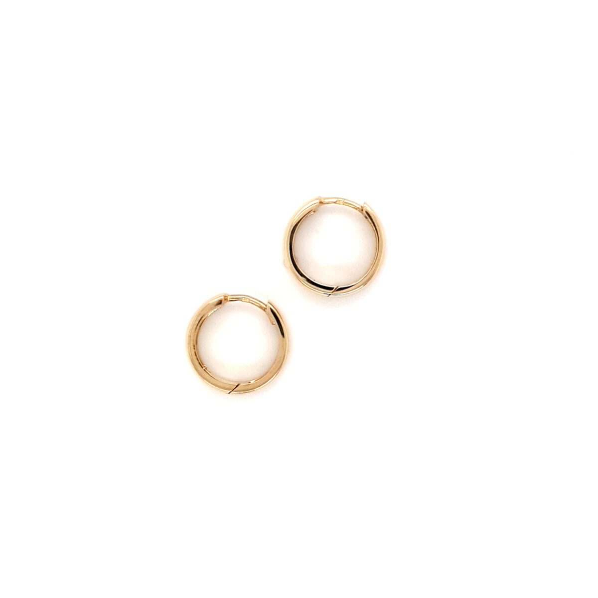 Leon Baker 9K Yellow Gold Hoop Earrings_0