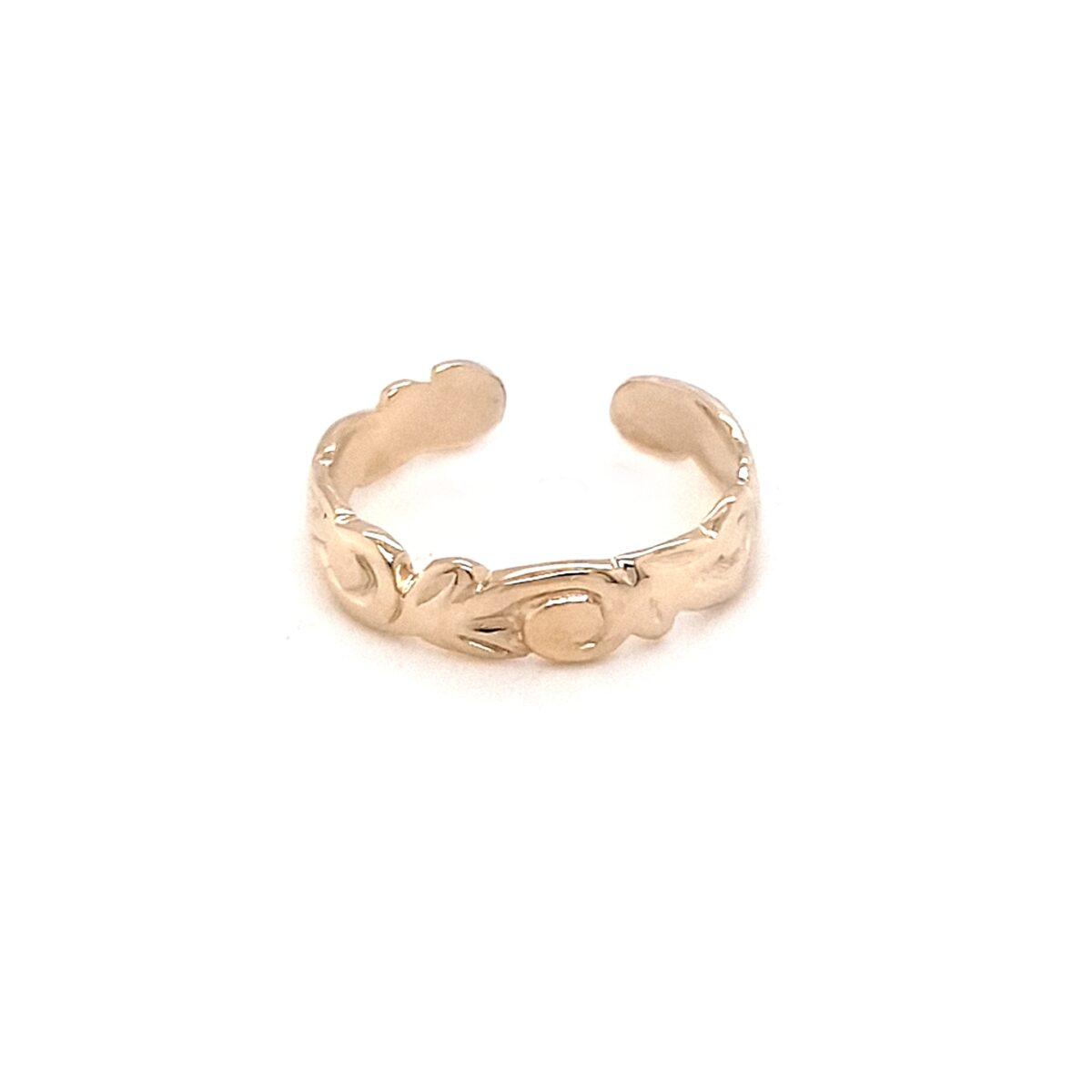 Leon Baker 9K Yellow Laurel Wreath Style Toe Ring_0