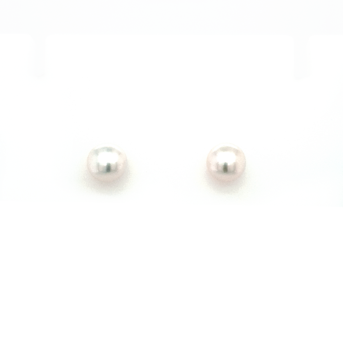 STERLING SILVER FRESH WATER PEARL BUTTON STUDS 8MM IE-W-SS-8S/S_0