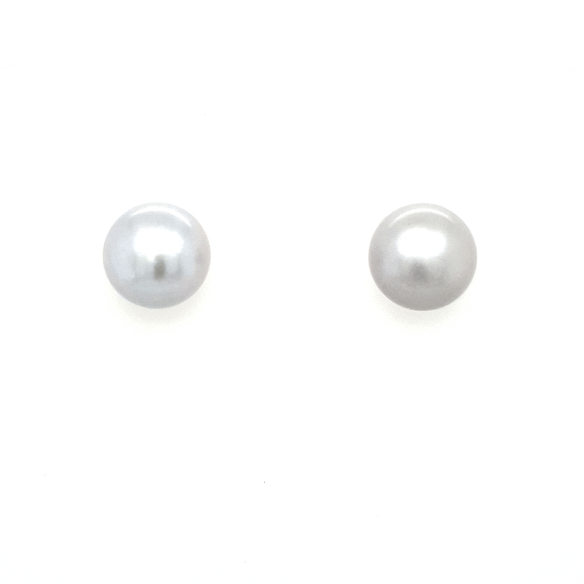 Leon Baker Sterling Silver and Grey Freshwater Pearl Earrings_0