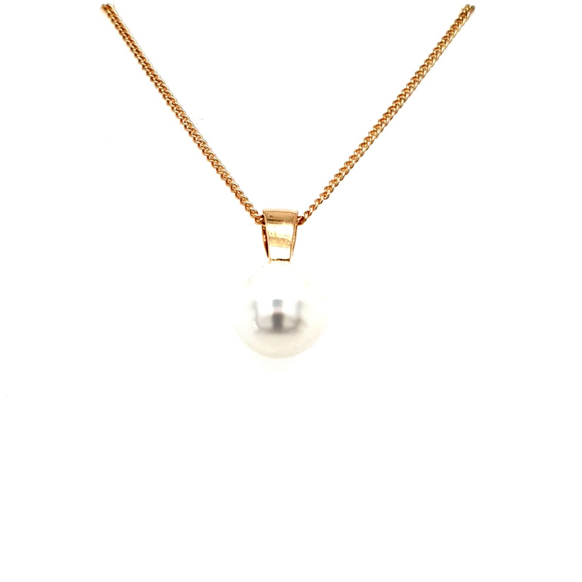 Leon Baker 9K Yellow Gold Broome Pearl Pendant_0