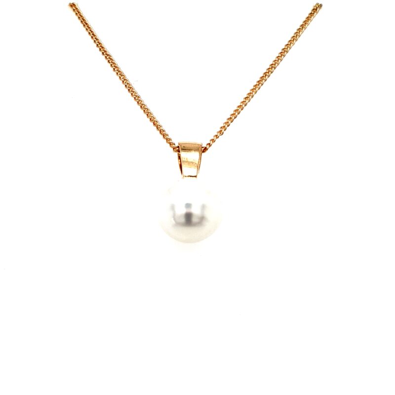 Leon Baker 9K Yellow Gold Broome Pearl Pendant_0