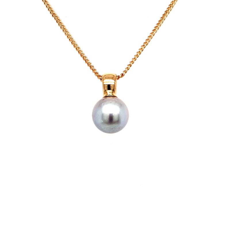 Leon Bakers 9K Yellow Gold Abrolhos Pearl Round Pendant_0