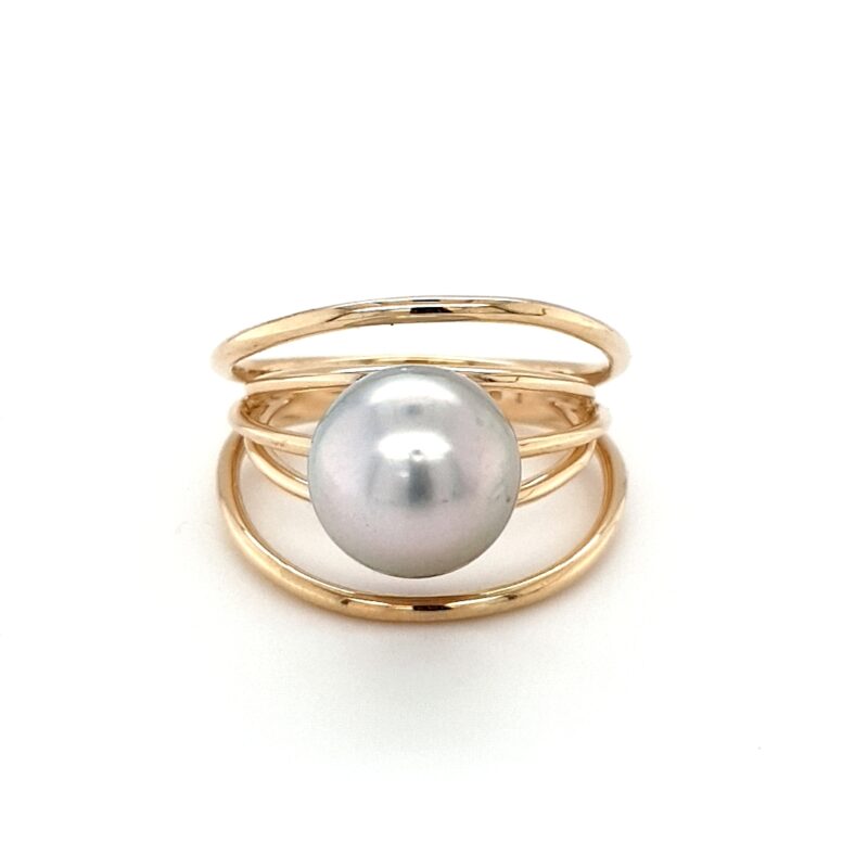 Leon Baker 9K Yellow Gold and Abrolhos Pearl Ring_0