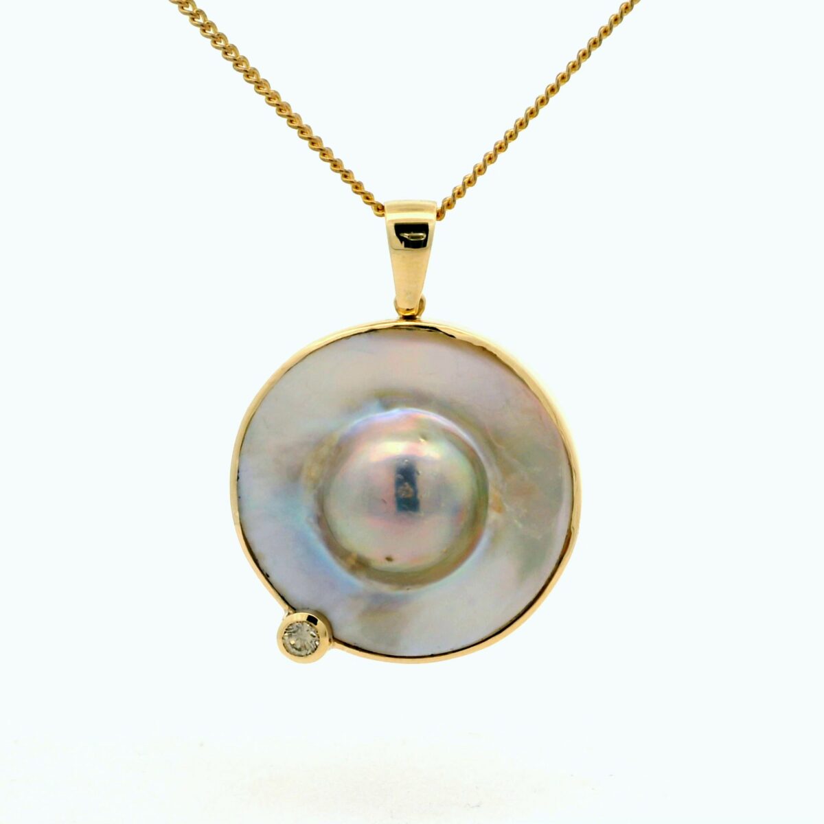 MABE PEARL PENDANT WITH ARGYLE CHAMP DIAMOND_0