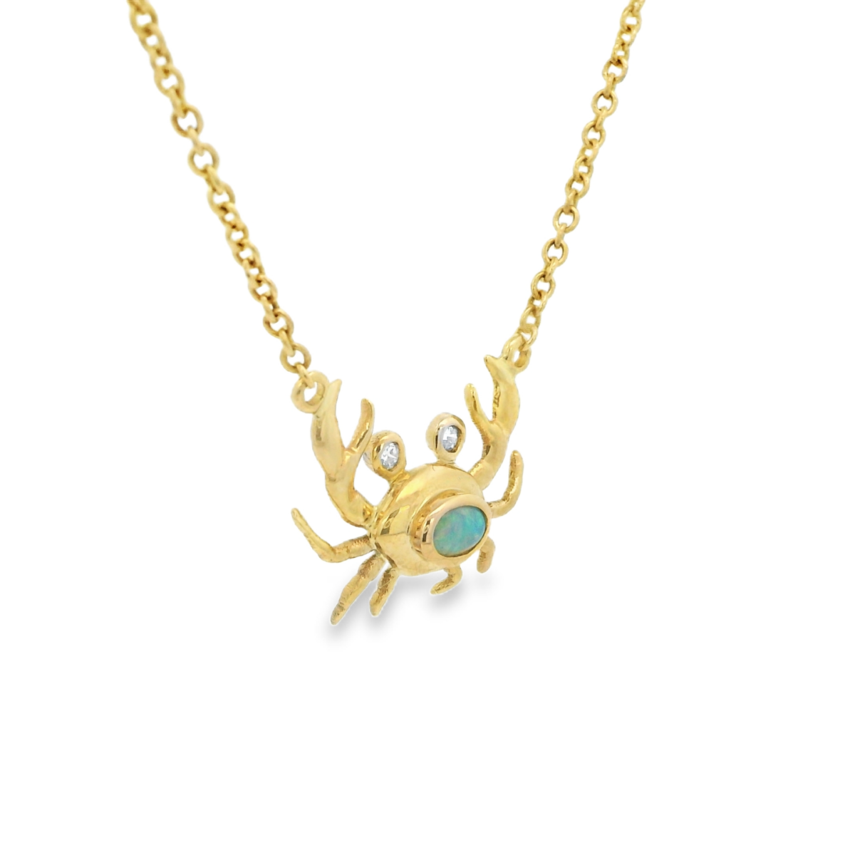 Soild Opal Crab Pendant_1