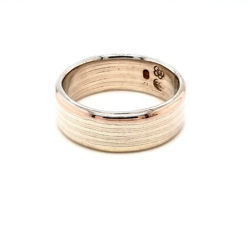 Leon Baker 14K Tri Tone Wedding Band_0