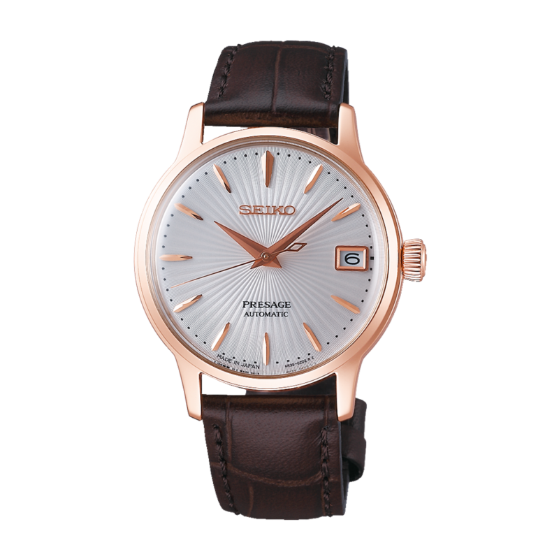 seiko presage rose gold_0