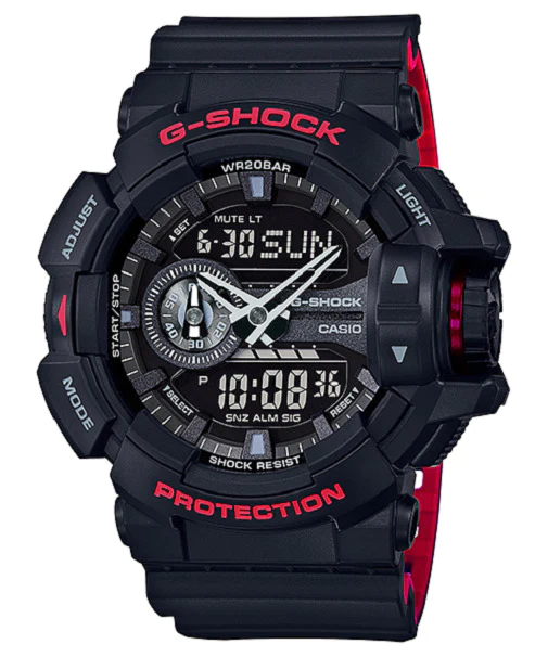 G-Shock Heritage Black and Red Watch_0