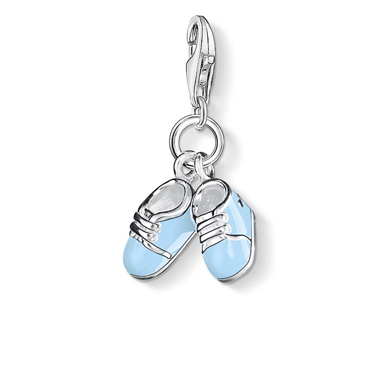 Thomas Sabo Blue Baby Shoes Charm Pendant_0