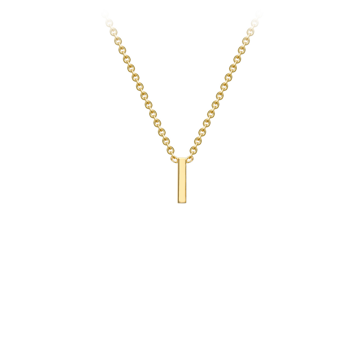 Leon Bakers Gold Initial "I" Pendant_0