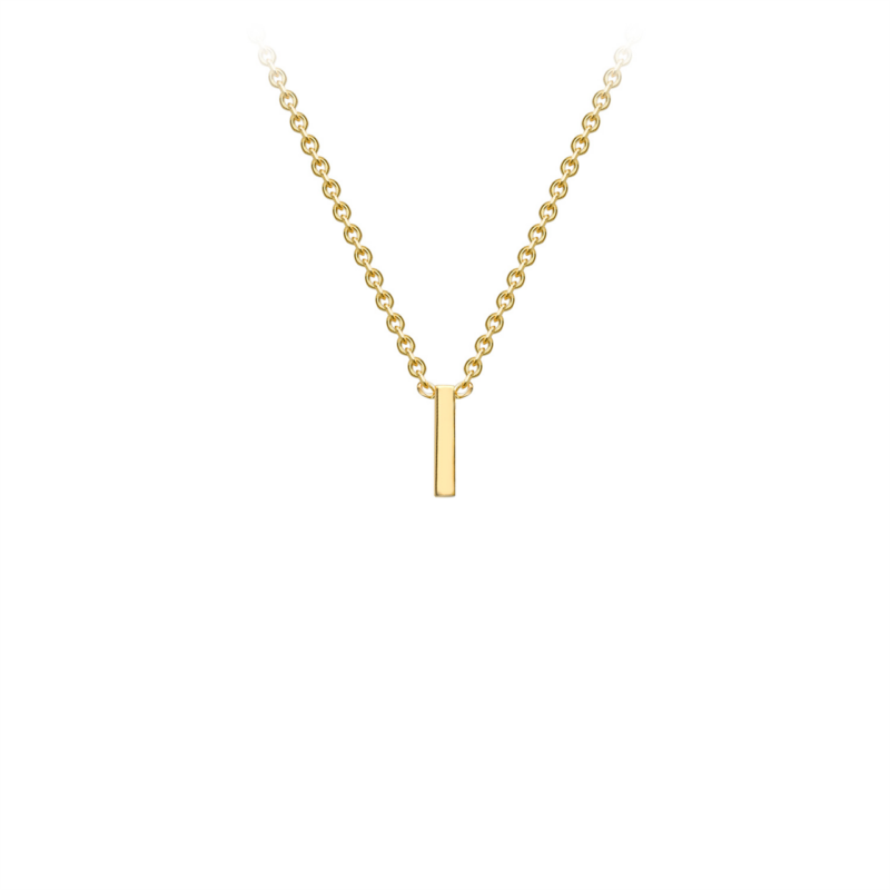 Leon Bakers Gold Initial "I" Pendant_0