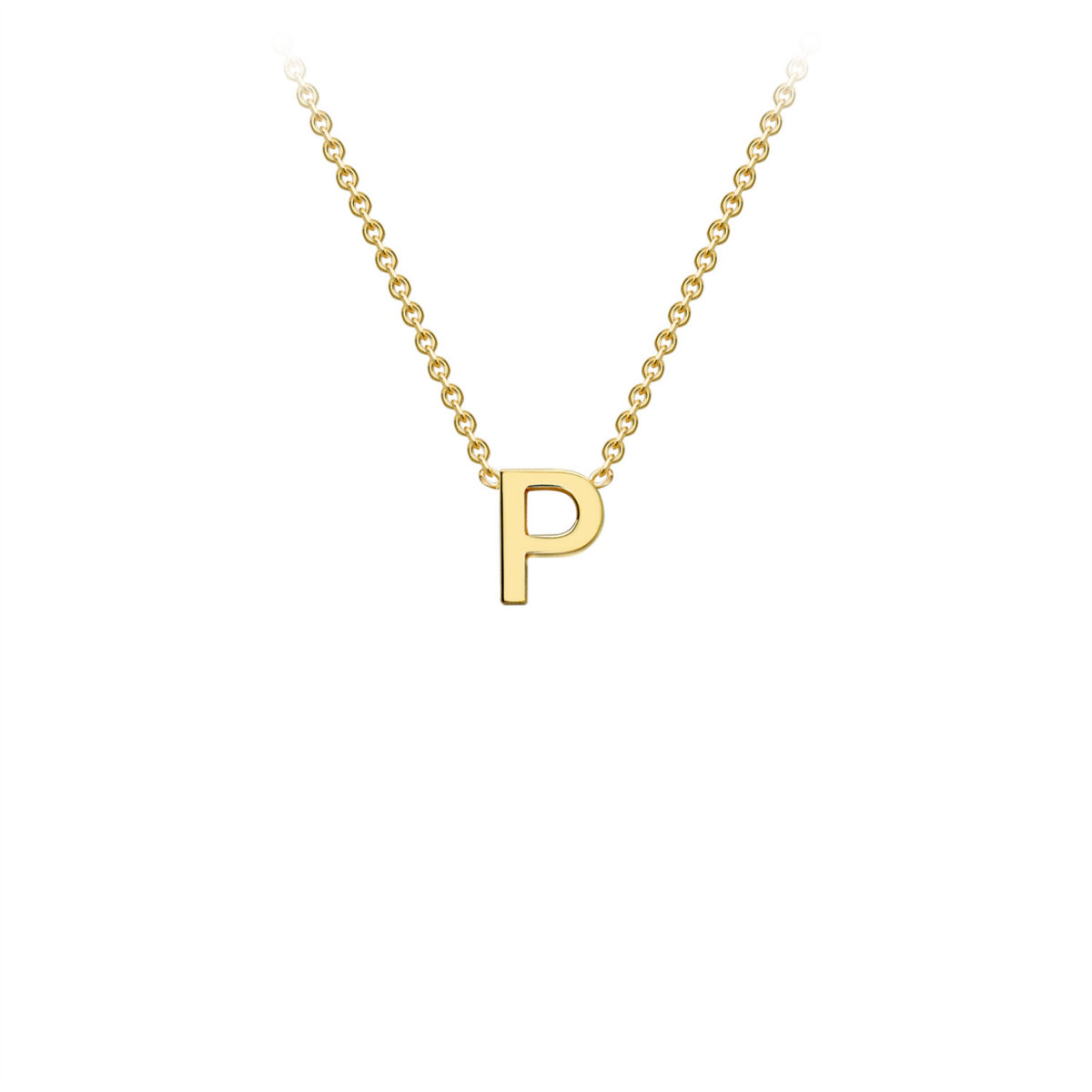 Leon Bakers Gold Initial "P" Pendant_0