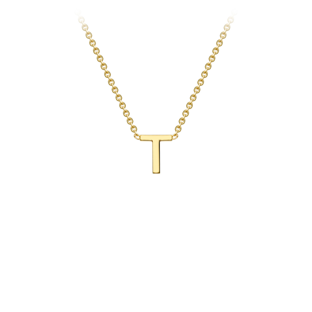 Leon Bakers Gold Initial T Pendant_0