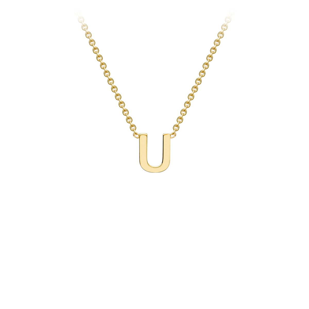 Leon Bakers Gold Initial "U" Pendant_0