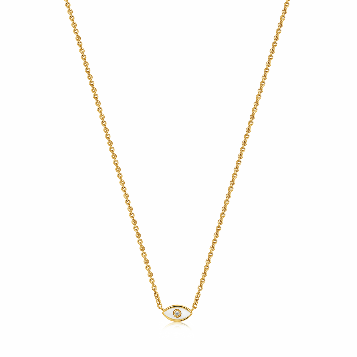 Ania Haie Evil Eye Gold Necklace_0