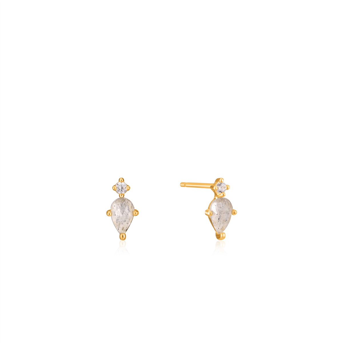 Ania Haie Gold Midnight Stud Earrings_0