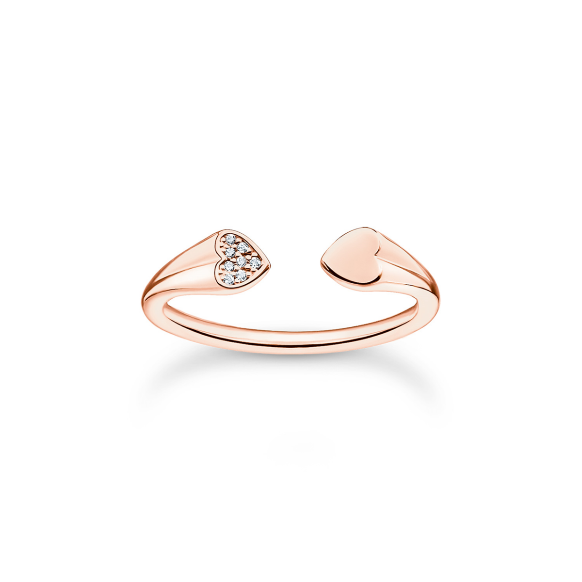 Thomas Sabo Ring with Hearts Rose Gold_0