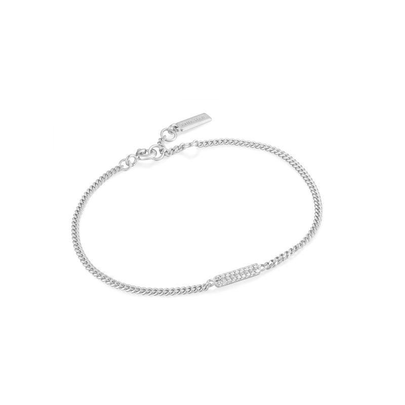 Ania Haie Silver Glam Interlock Bracelet_0