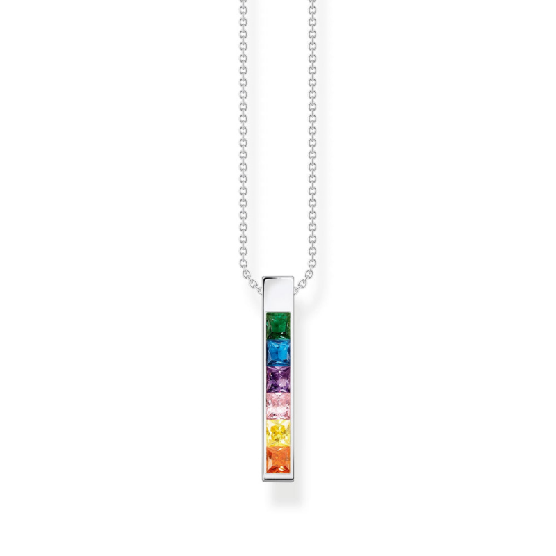 Thomas Sabo Necklace Colourful Stones Silver_0