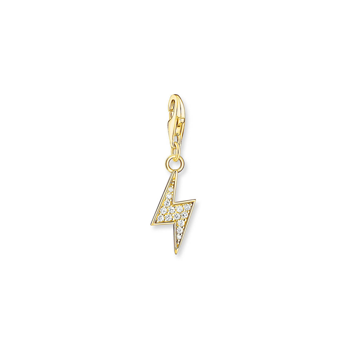 Thomas Sabo Gold Plate Lightning Bolt Charm_0