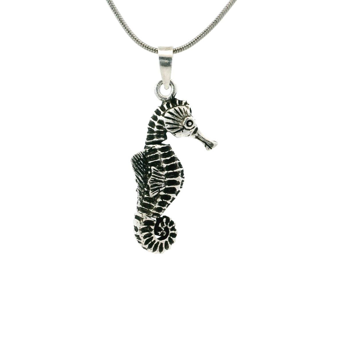 S/Sil Seahorse Necklace_0