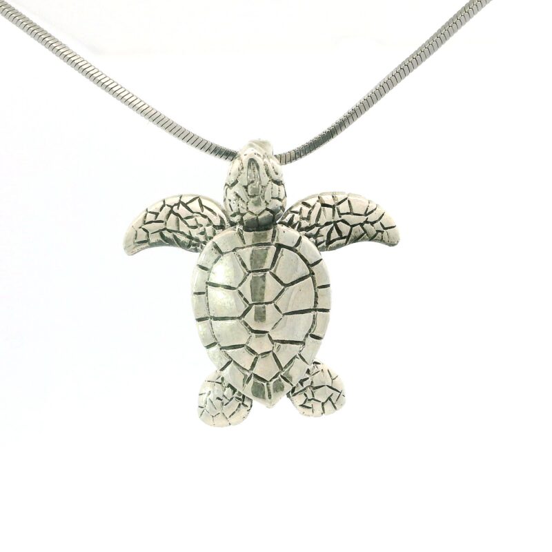 S/Sil Medium Turtle Necklace_0