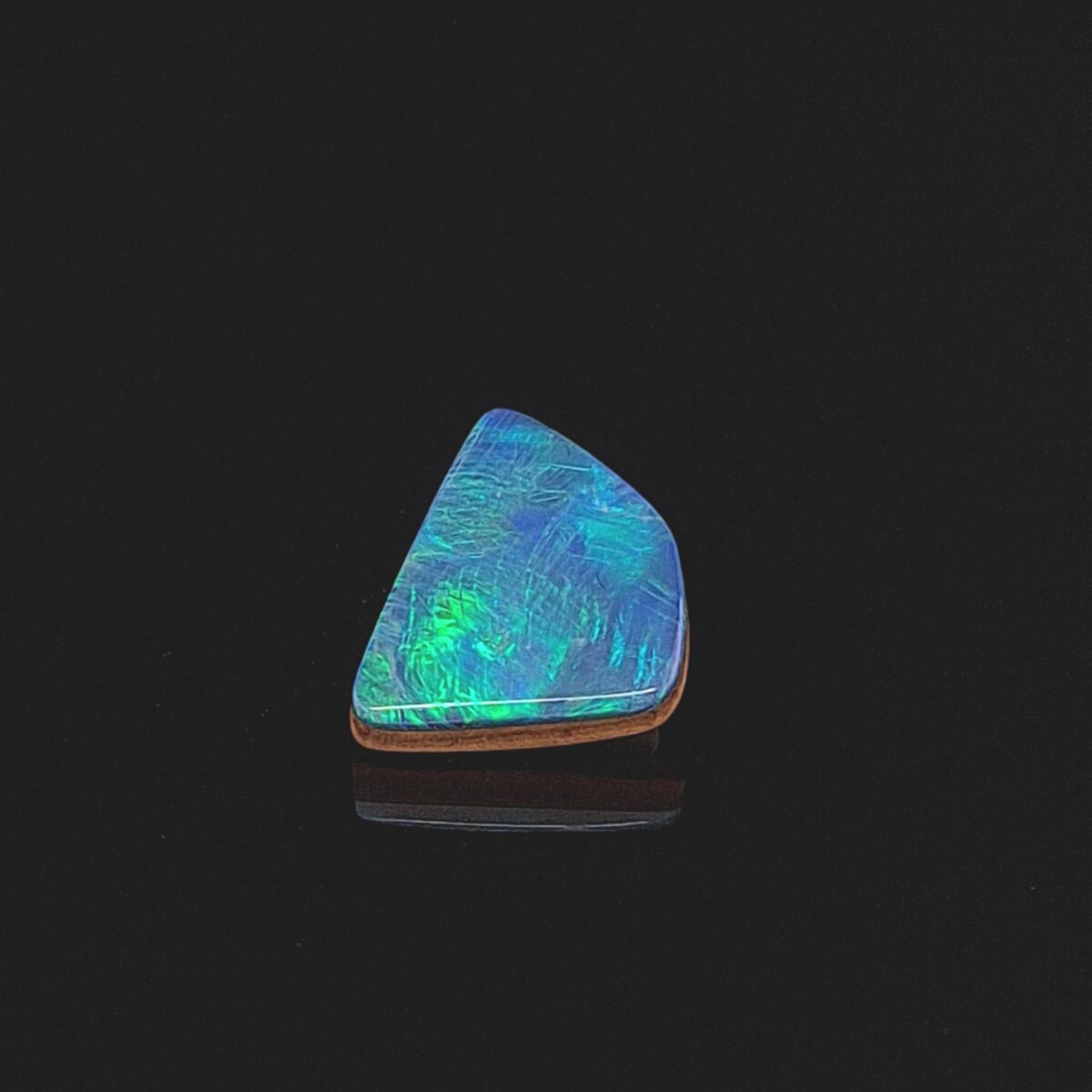 Leon Baker 2.81ct Natural Solid Opal Blue-Green_0