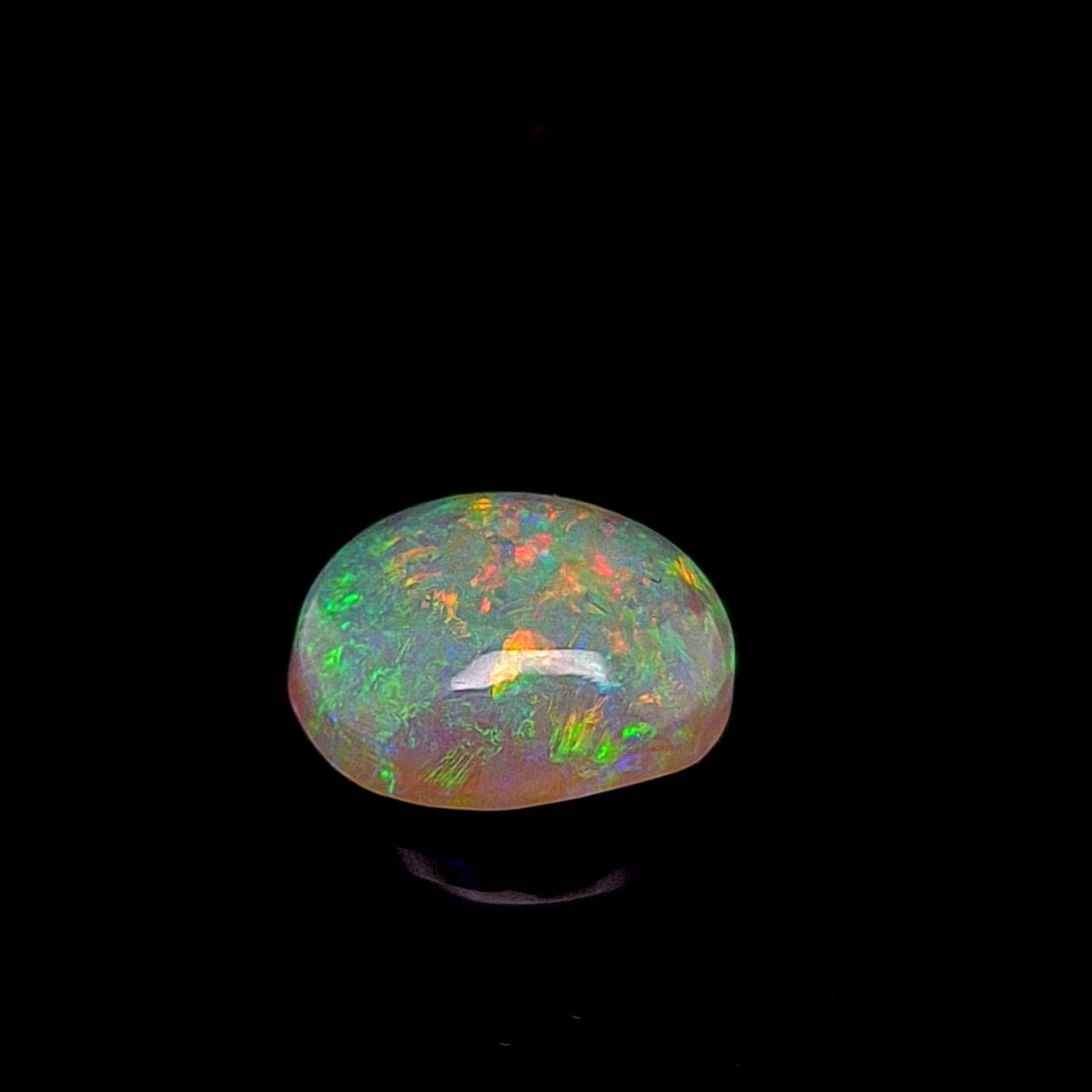 Leon Baker 3.437ct Solid White Opal_0