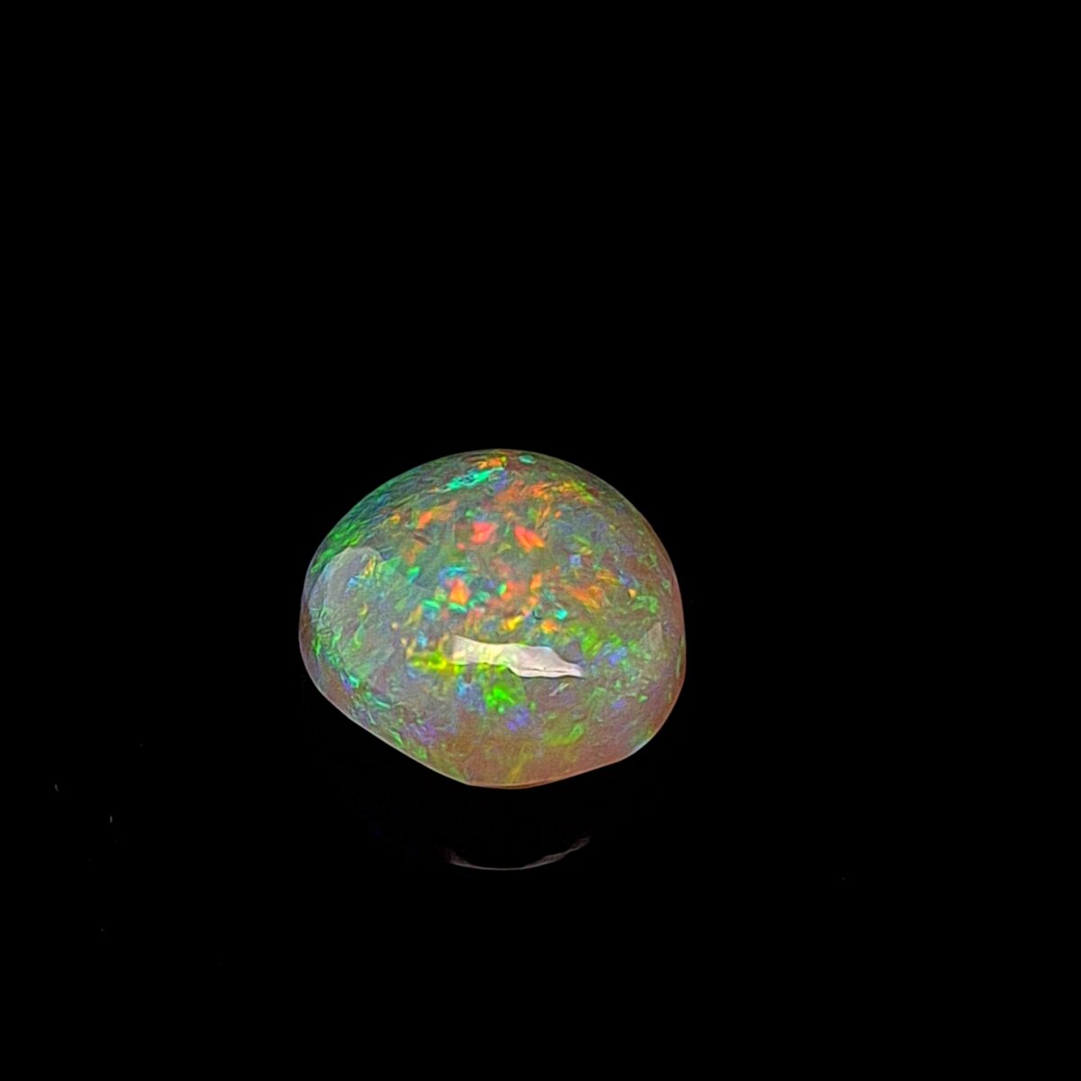 Leon Baker 3.437ct Solid White Opal_1