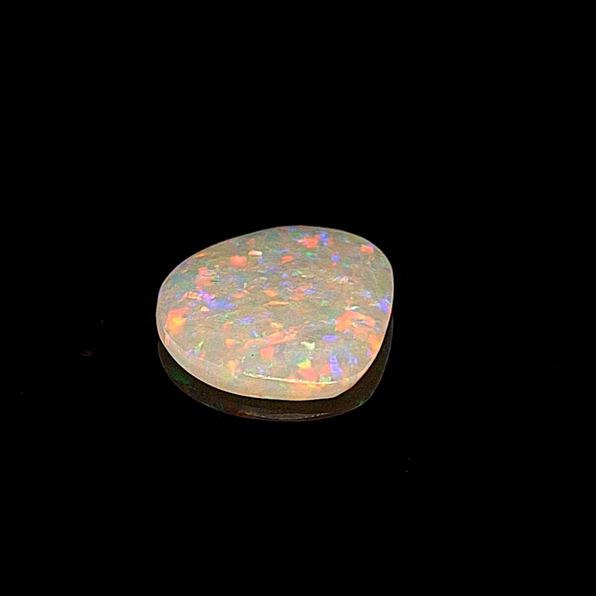 Leon Baker 3.225ct Solid White Opal_1